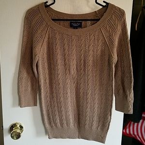 AE Comfy Tan Sweater NWOT